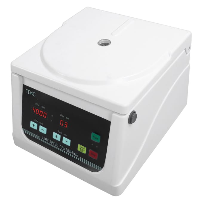 Desktop Centrifuge Machine 2200xg 4000rmin LCD-scherm Laboratorium Tafelmodel Centrifuge met Timer white