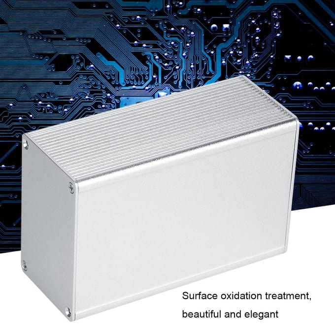 43x66x100mm Aluminiumlegering Projectbehuizing Case Shell Behuizing Accessoires voor GPRS Printplaat