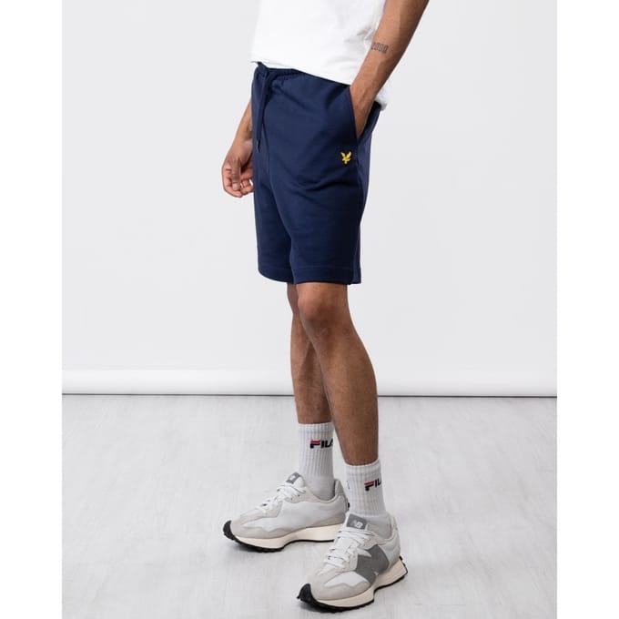 Lyle & Scott Sweatshort Broeken Heren - Donkerblauw - Maat L