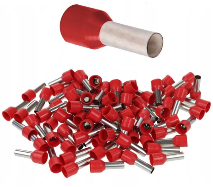 Trytyt - Geïsoleerde Cable Ferrule - 1,5 mm2 - 8 mm - Rood