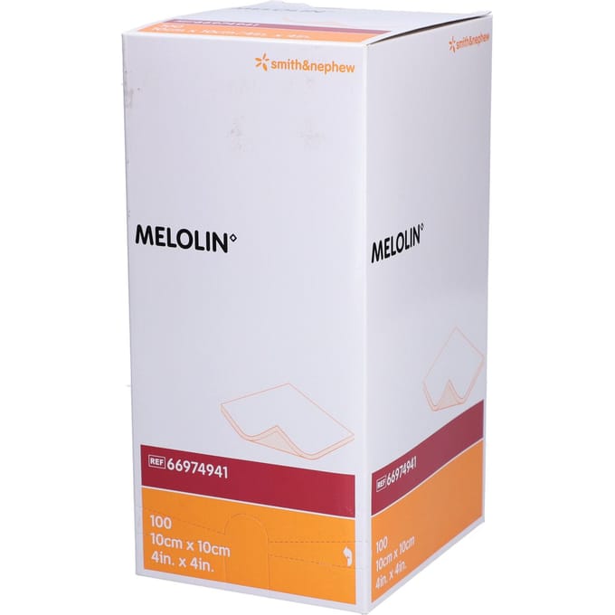 Melolin Steriel Kompres 10 x 10cm 66974941 100 Compressen