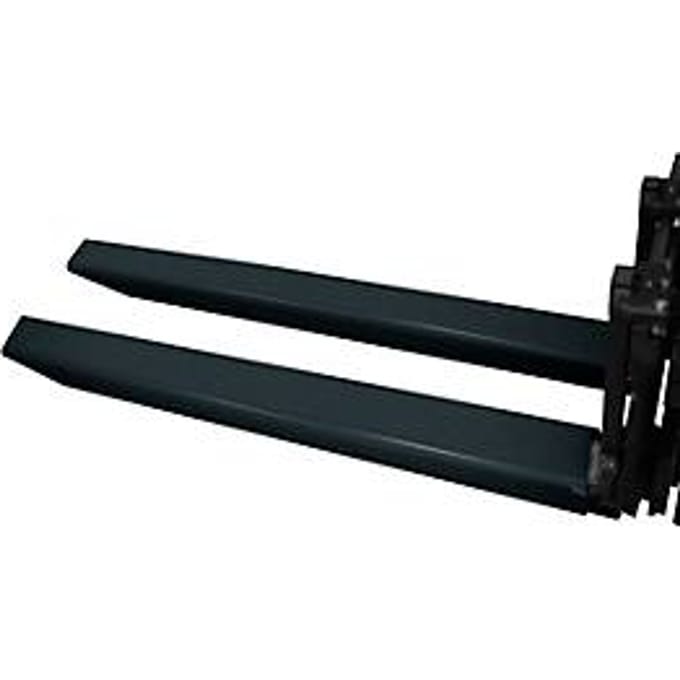 Vorkverlenging, L 1800 x B 150 x 70 mm, zwart