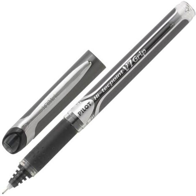 Pilot roller Hi-Tecpoint V5 en V7 Grip V7  04 mm zwart
