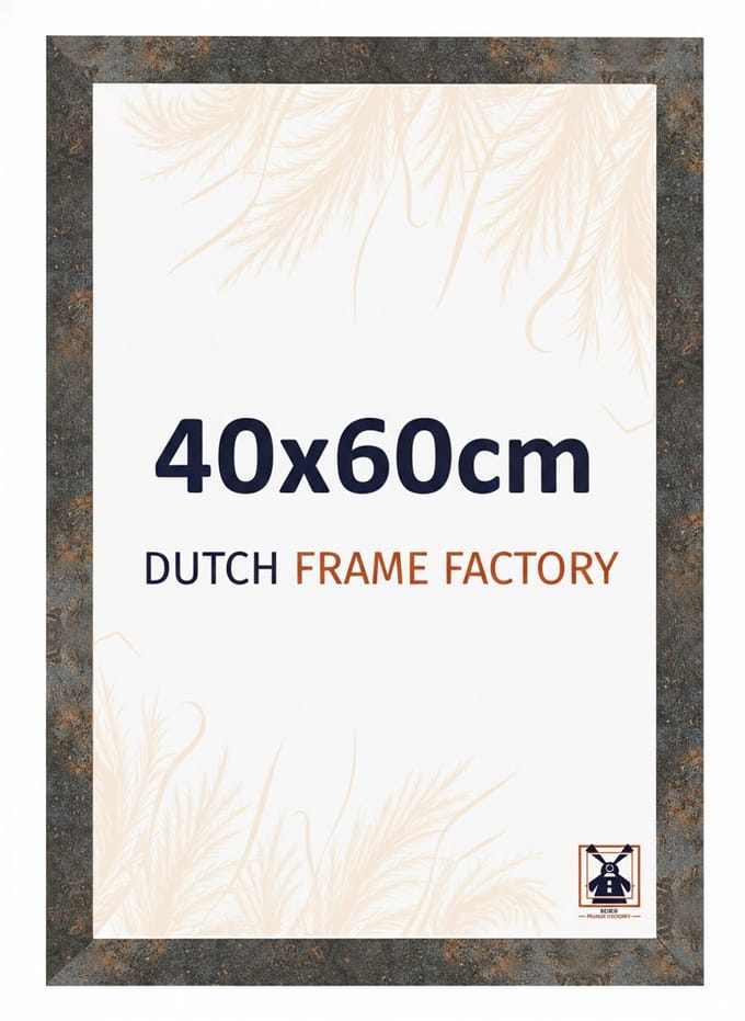 Fotolijst 40x60 cm - MDF - Geoxideerd Metaal - Benno