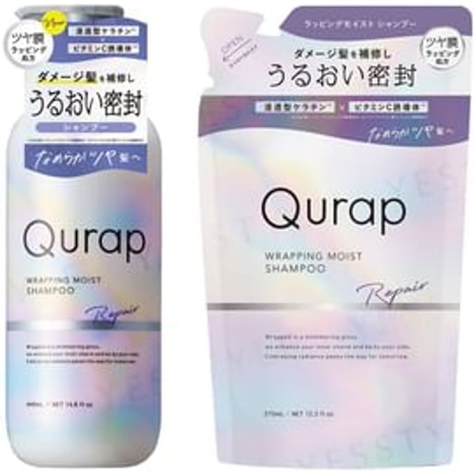 Qurap - Wrapping Moist Shampoo Repair 440ml