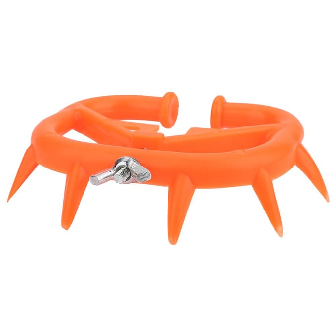 5 stuks Kalfen Afmest Neusringen Plastic Afmest Stekelige Ring Voorkomen van Zuigen orange