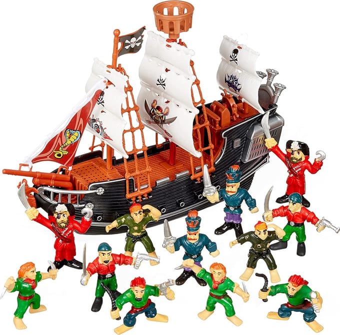 The Twiddlers – Piratenschip met Speelfiguren – Interactief Speelset voor Kinderen