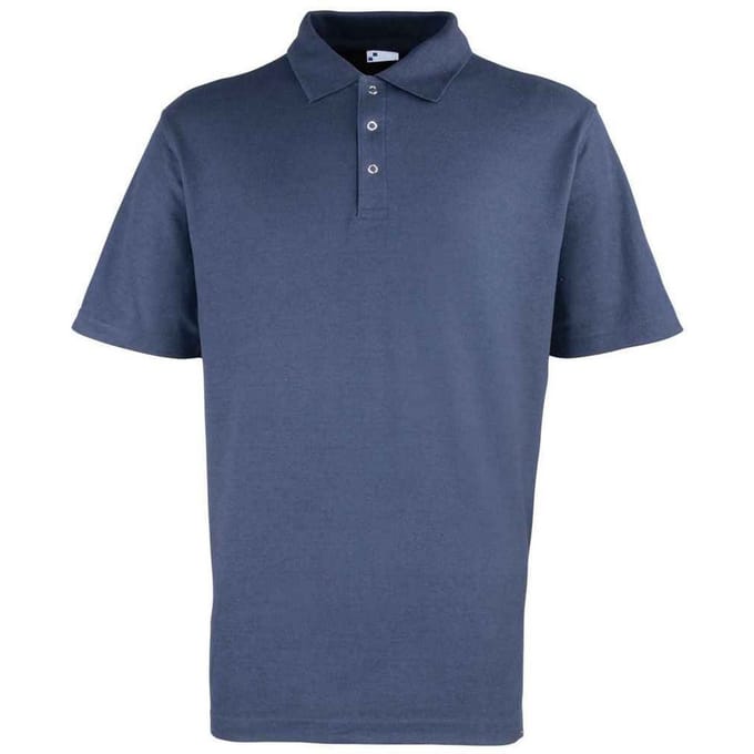 Premier Heren Press Stud Werkpoloshirt (Marine)