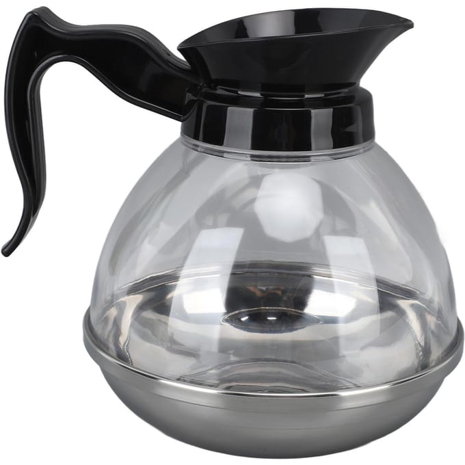 Cafetière de remplacement 1.2QT ABS Universelle avec poignée confortable et ajustement serré L gray