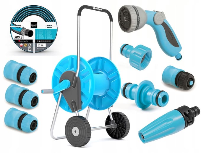 Cellfast tuinslang 1/2'' Smart ATS slang 50 m - 1/2'' Aluplus trolley 60 m
