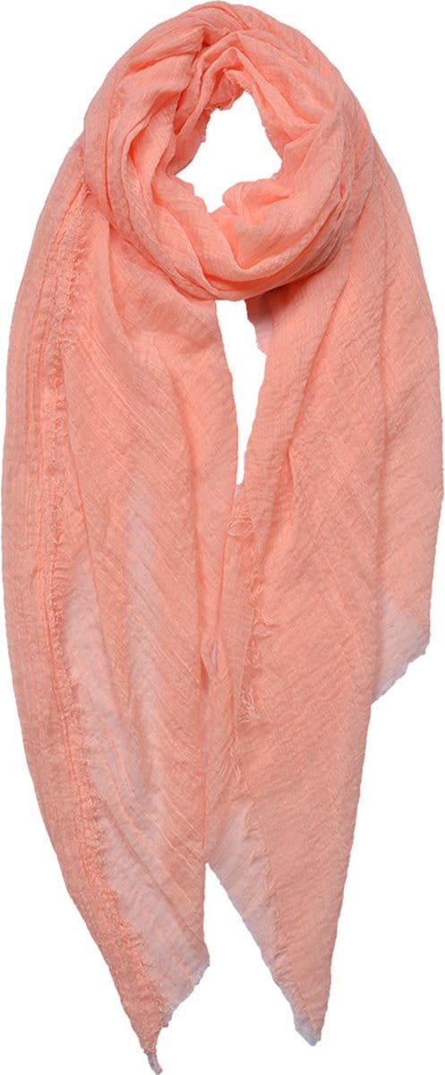 Juleeze Sjaal Dames Effen 90x180 cm Roze Synthetisch