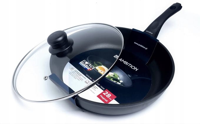 Ambition Magnat Koekenpan met Deksel 28cm - Swiss ILAG Coating
