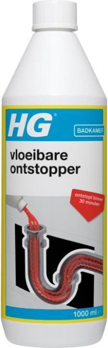 HG Vloeibare Ontstopper - 1 L - 2 Stuks !