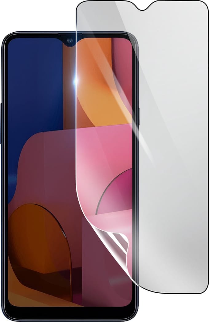 3mk, Geschikt voor Samsung Galaxy A20s, Schokbestendige Hydrogel Screenprotector, Transparant
