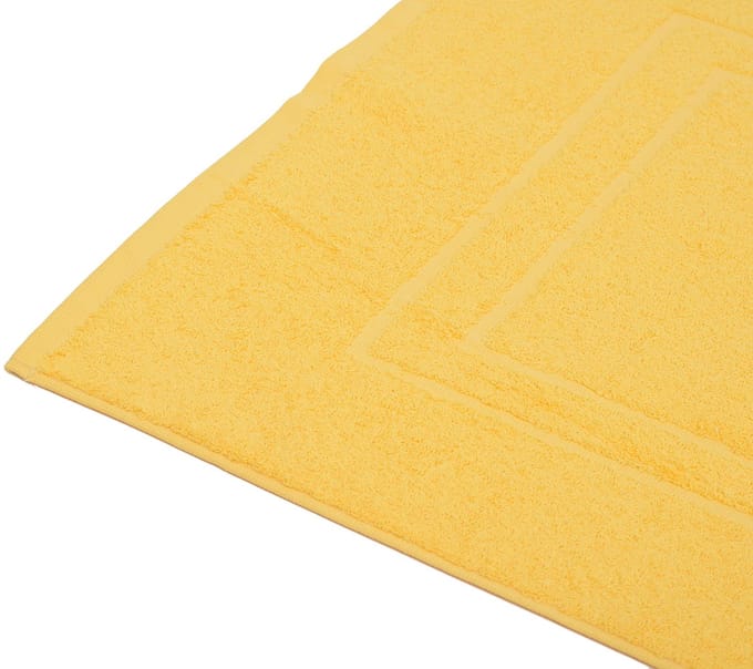 Badmat set van 2, 100% katoen, 50 x 70 cm - goud