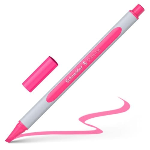 Schneider tekstmarker - Shine-Up - roze - markeerstift - S-112009