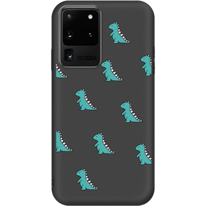 Mocaa  Samsung Galaxy S20 Ultra Dino Case Zwart