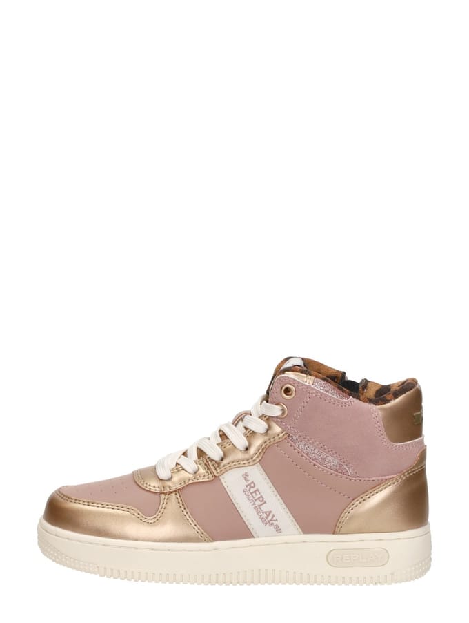 Replay Epic JR 4 Sneakers Hoog - Roze - Maat 32