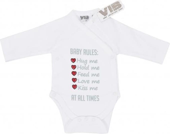 VIB Romper incl. TinyTony - Baby Rules - 0 tot 3 maanden