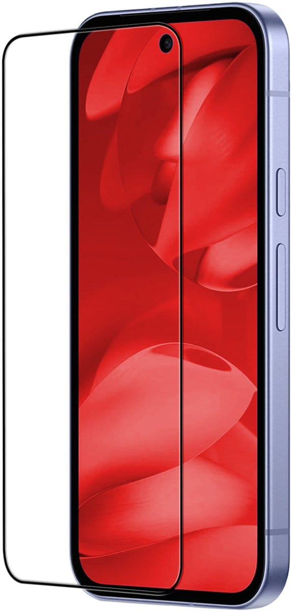 Screenprotector - Geschikt voor Google Pixel 9a - Full Cover - Beschermglas - Gehard Glas - Tempered Glass - Screen Protector
