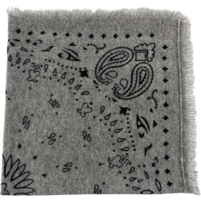 Studio Lavendel Aca15608 Sjaals Lichtgrijs Cashmere Bandana