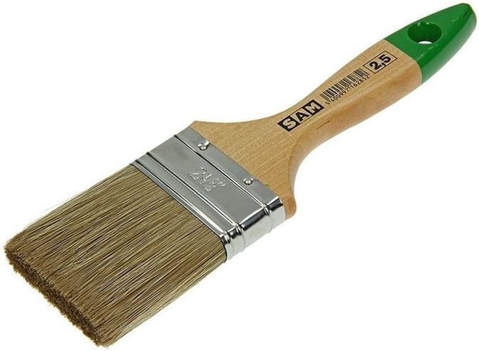 SAM lazuur platte verfkwast / beitskwast - 2,5 inch