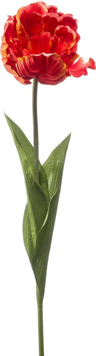 Emerald - Kunstbloem Tulp Paris 66cm oranje - Kunstplant voor binnen