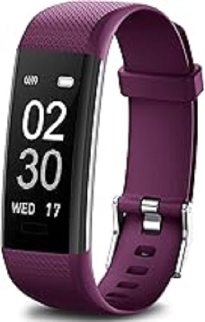 Nuband Flash Hartslag Activiteit & Slaap Tracker paars