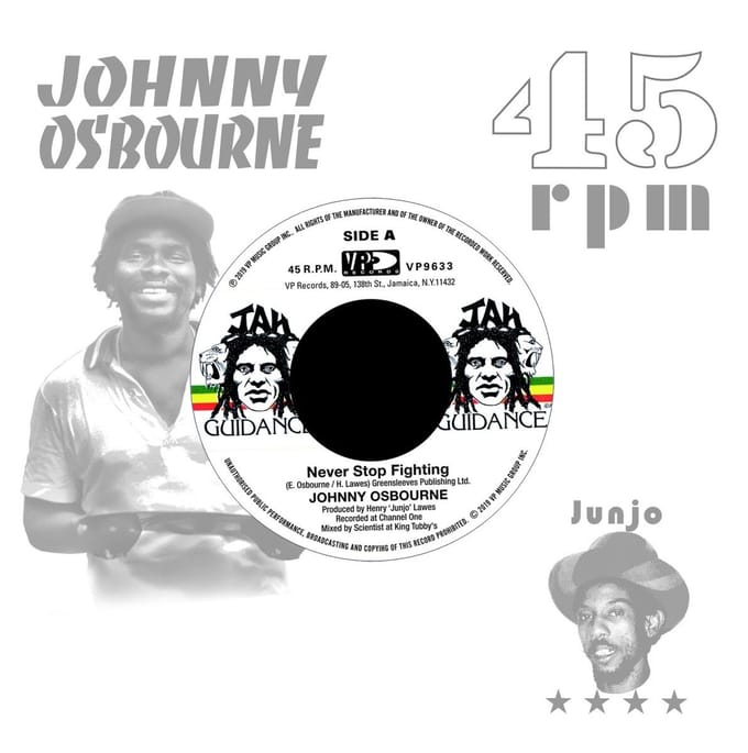 Johnny Osbourne & Roots Radics - Never Stop Fighting (7" Single)
