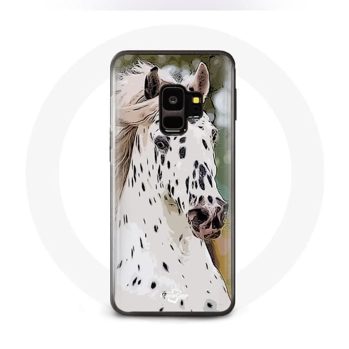 Case voor Samsung galaxy S9 plus Appaloosa Wit paard