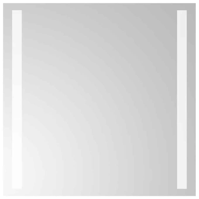 vidaXL - Badkamerspiegel - LED - 40x40 - cm