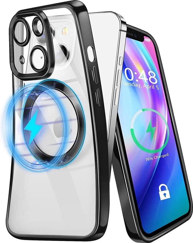 Cityhoesje-iPhone 15 Plus-14 Plus-Magnetic Magsafe Lens-Backcover