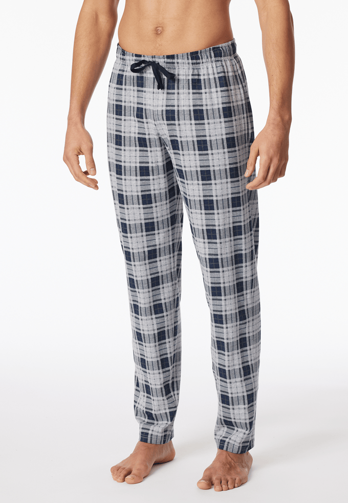 Schiesser Lange broek - Mix + Relax - Heren Pyjamabroek - veelkleurige geruite