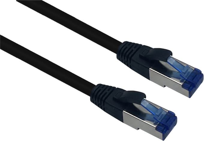 Outdoor Patchkabel S/FTP Cat 6a schwarz 45,0m