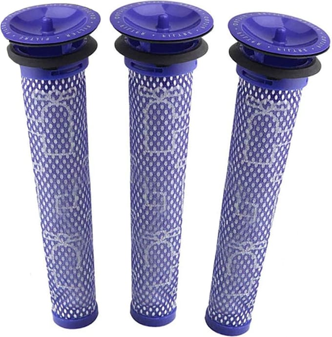 XL set Hepa Filter - 3 stuks - Front filters geschikt voor Dyson V6 V7 V8 DC58 DC59 DC61 DC62.