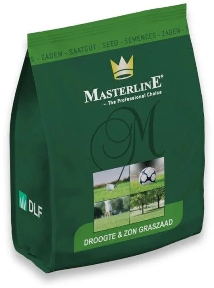 Masterline DLF Graszaad Droogte & Zon - 5 kg - 200m² - De Professionele Keuze! - Graszaadselect.nl