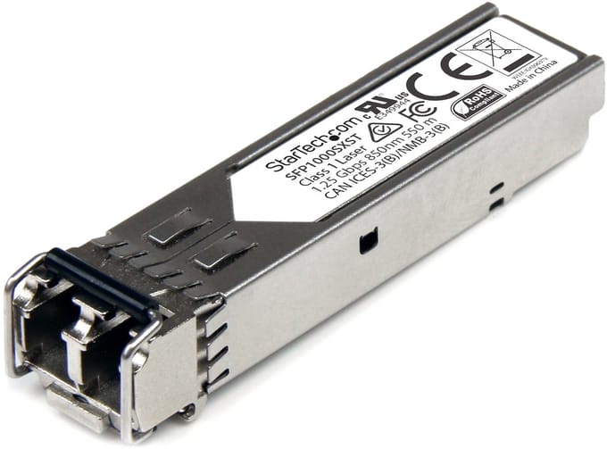 StarTech.com MSA Compliant Gigabit Fiber SFP Transceiver Module - 1000Base-SX - mm LC - 550 m - SFP (mini-GBIC) transceiver modul - Gigabit Ethernet