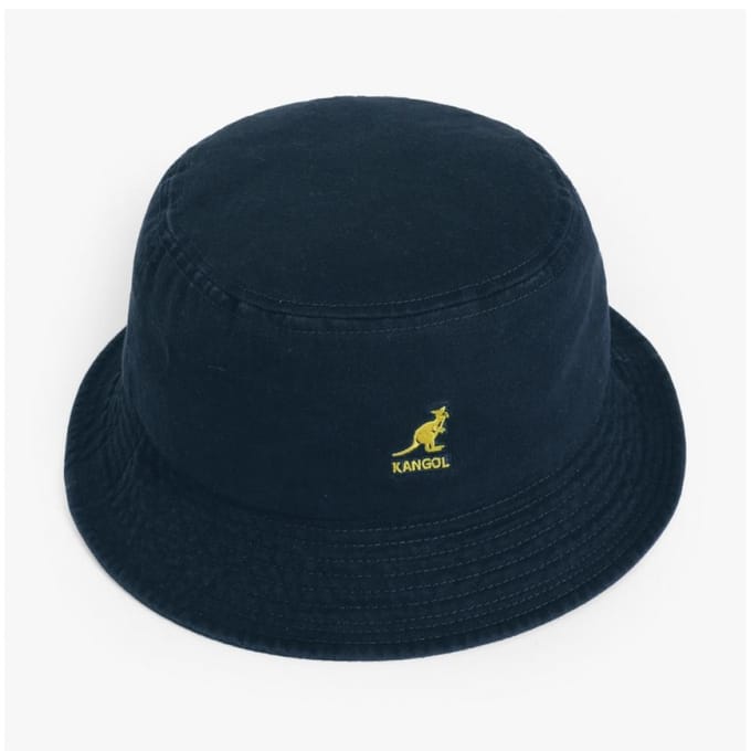Kangol K4224ht Marineblauw Gewassen Bucket Hat K4224HT NAVY (M) black