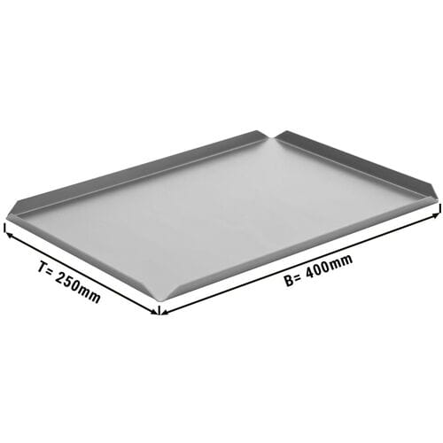 GGM Gastro (5 stuks) Presenteerschaal - Aluminium - 400x250x10mm - zilver zilver
