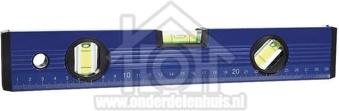 Hofftech Waterpas - 30cm - Blauw - 3 libellen