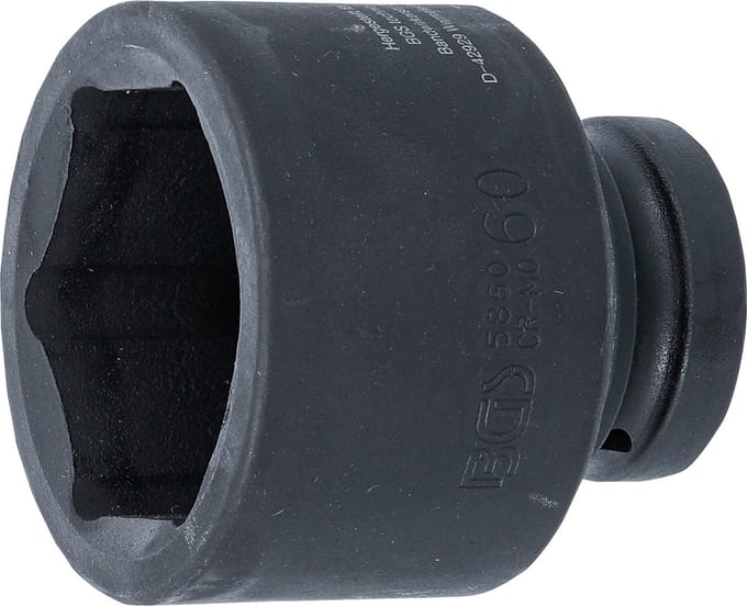 BGS Kracht dopsleuteldop zeskant 1 60 mm