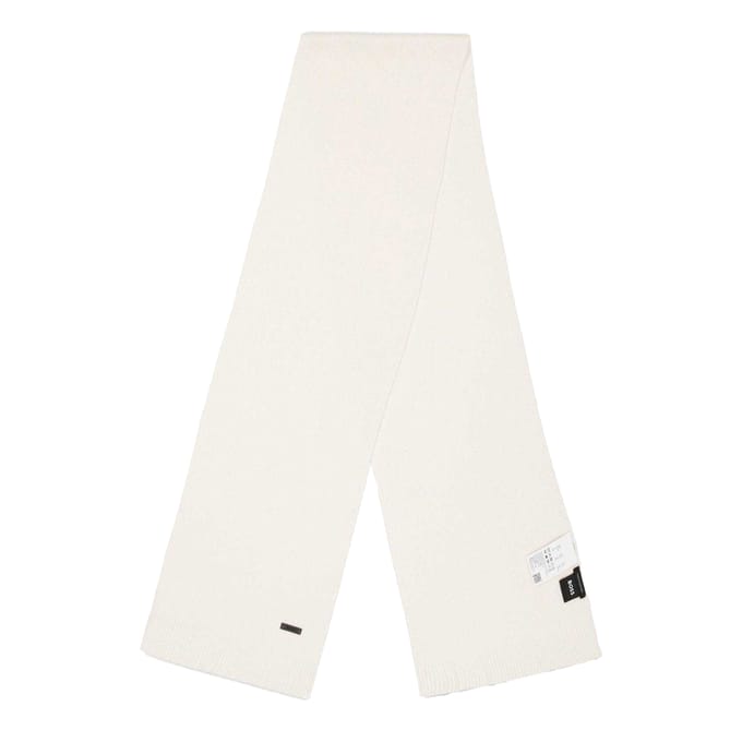 Boss Albas Gebreide MidWeg Sjaal (Wit)