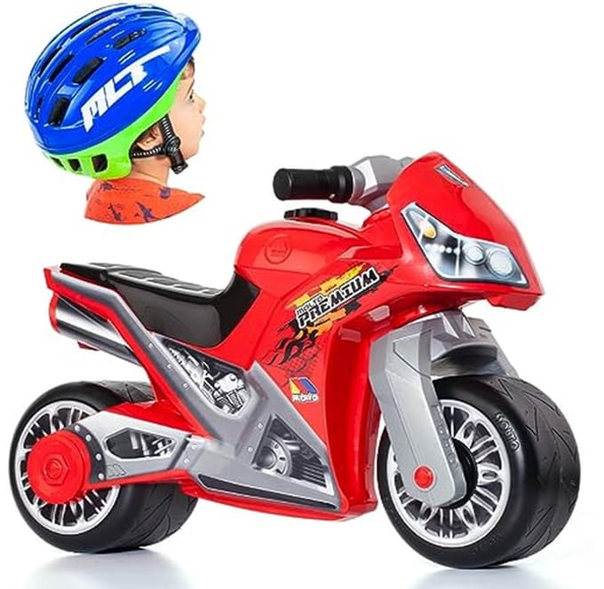 Premium Loopfiets voor Kinderen met Helm - Blauw