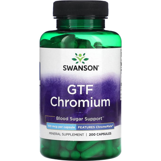 Gtf Chroom, 100Mcg, 200 Capsules