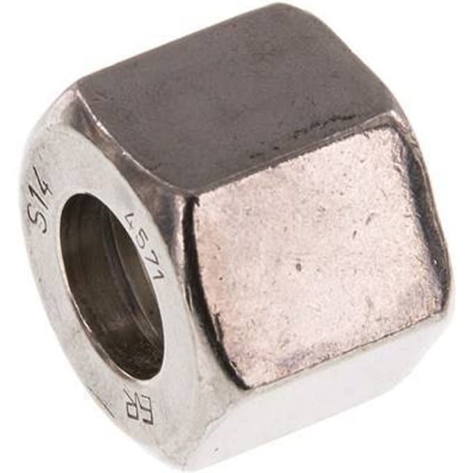 M22x1.5 x 14S RVS Wartelmoer voor Snijring
