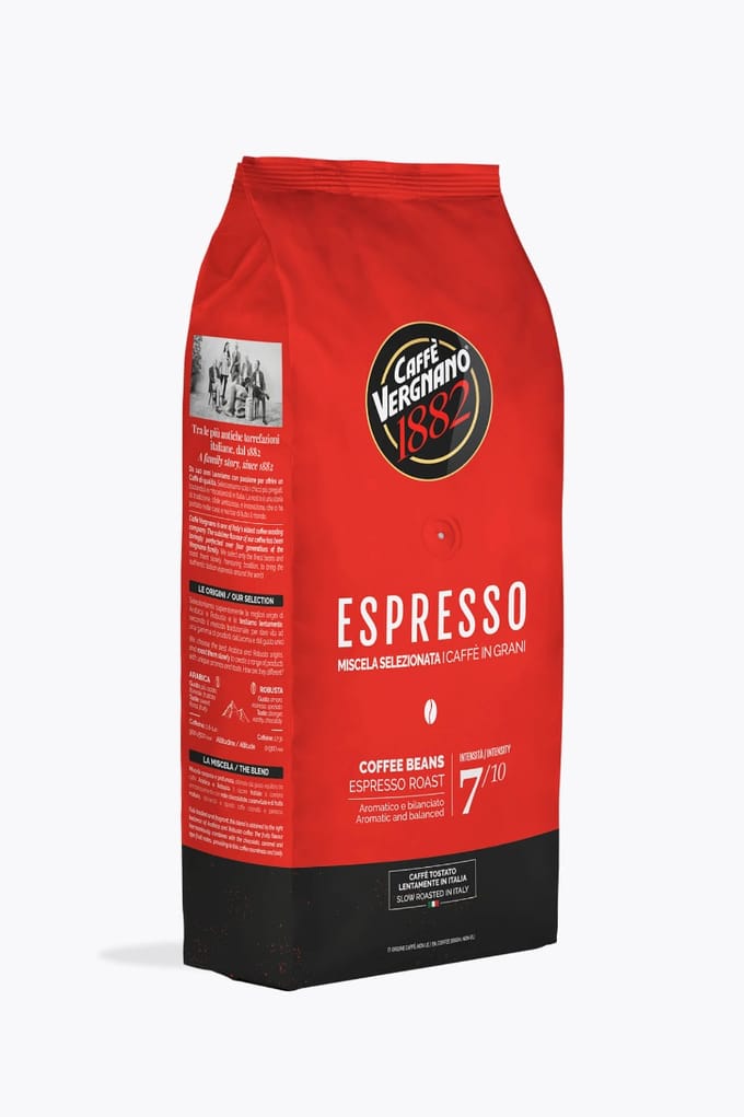 Café en grains espresso bar grani1kg - caffe vergnano