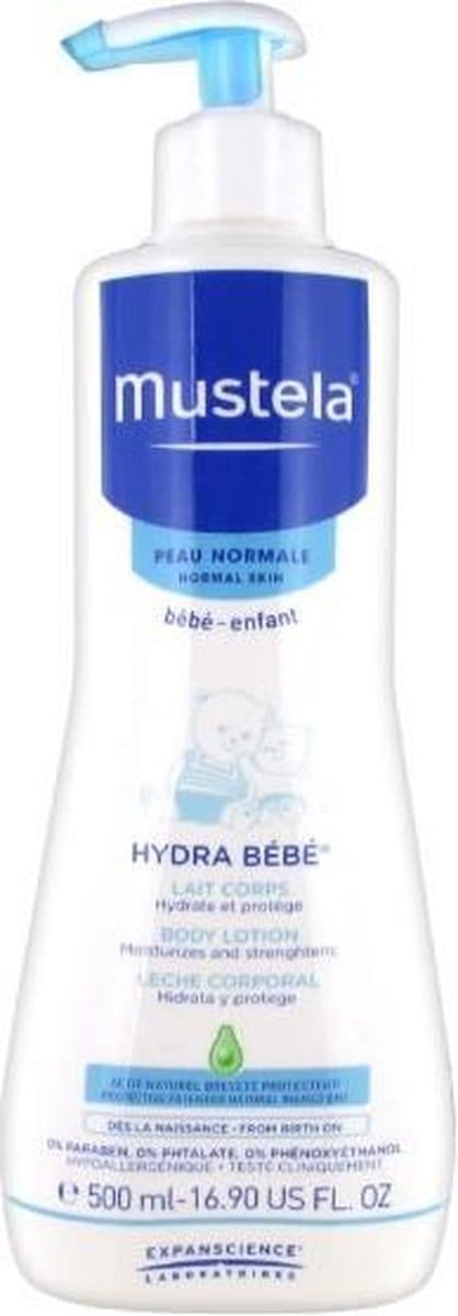MULTI BUNDEL 2 stuks Mustela Hydra Baby Body Lotion 500ml