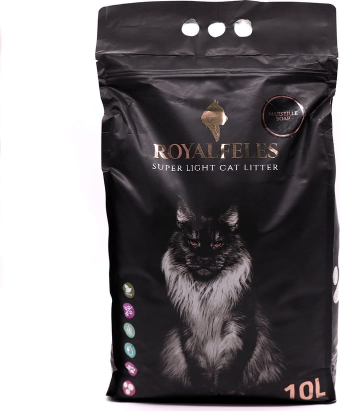 Royal Feles Super Light Cat Litter Marseille Soap Large Size 10L
