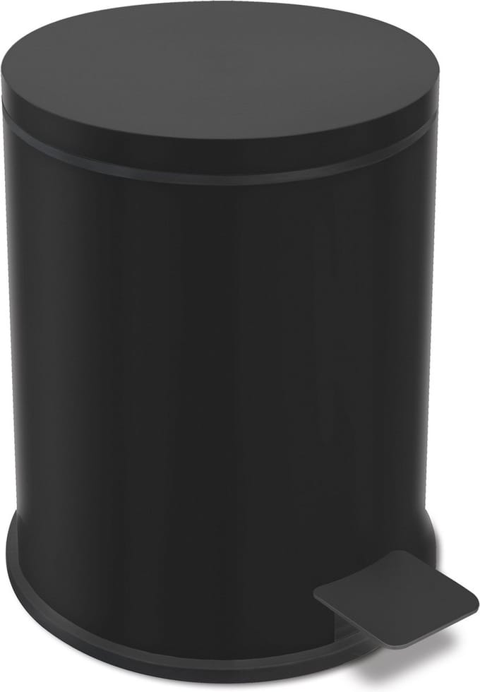 Prullenbak Zack Vasca Zwart 3 L