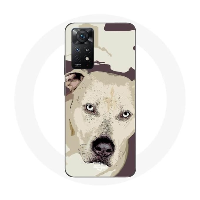 Redmi Note 11 Pro 5G hoesje Pitbull Hond Wit